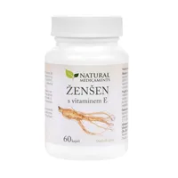 Natural Medicaments Ženšen + vitamín E