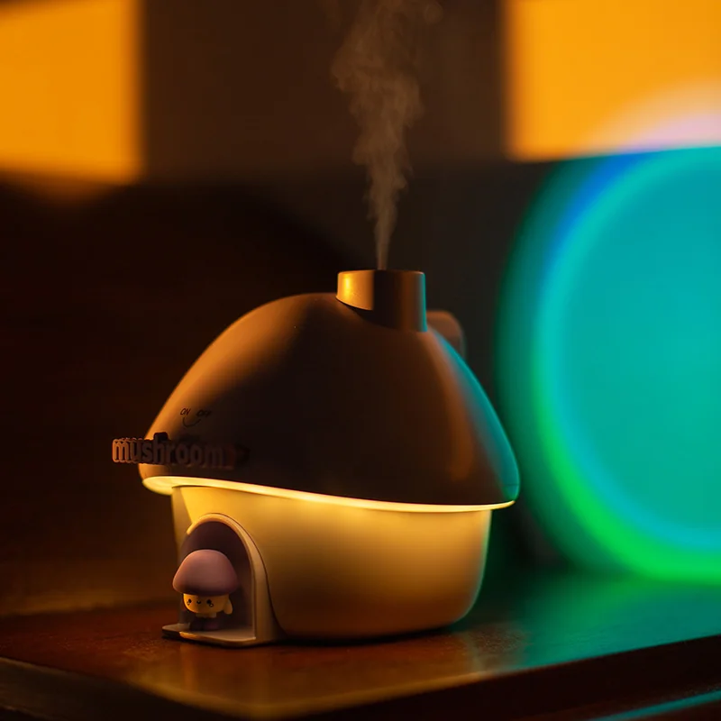 MARY’S Zvlhčovač vzduchu a LED lampička 2v1 - houbička, modrá