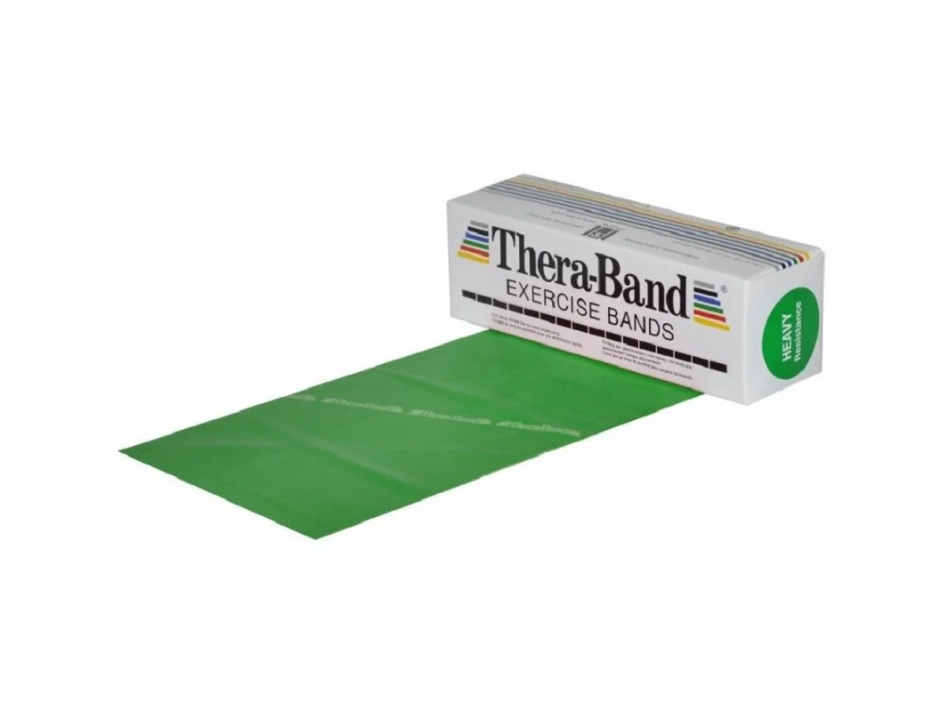 Thera-Band Posilovací guma 5,5 m, zelená, silná 
