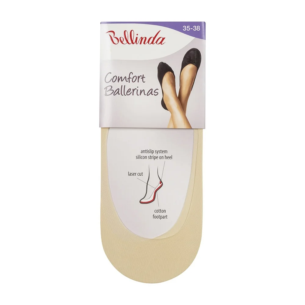 Bellinda Comfort Ballerinas vel. 35/38 dámské bavlněné balerínky 1 pár tělové