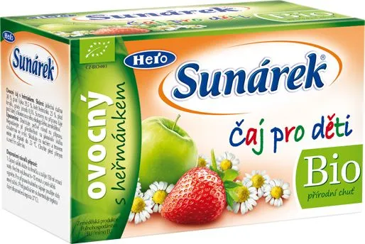 Sunárek Čaj pro děti ovocný s heřmánkem 20x1,5 g