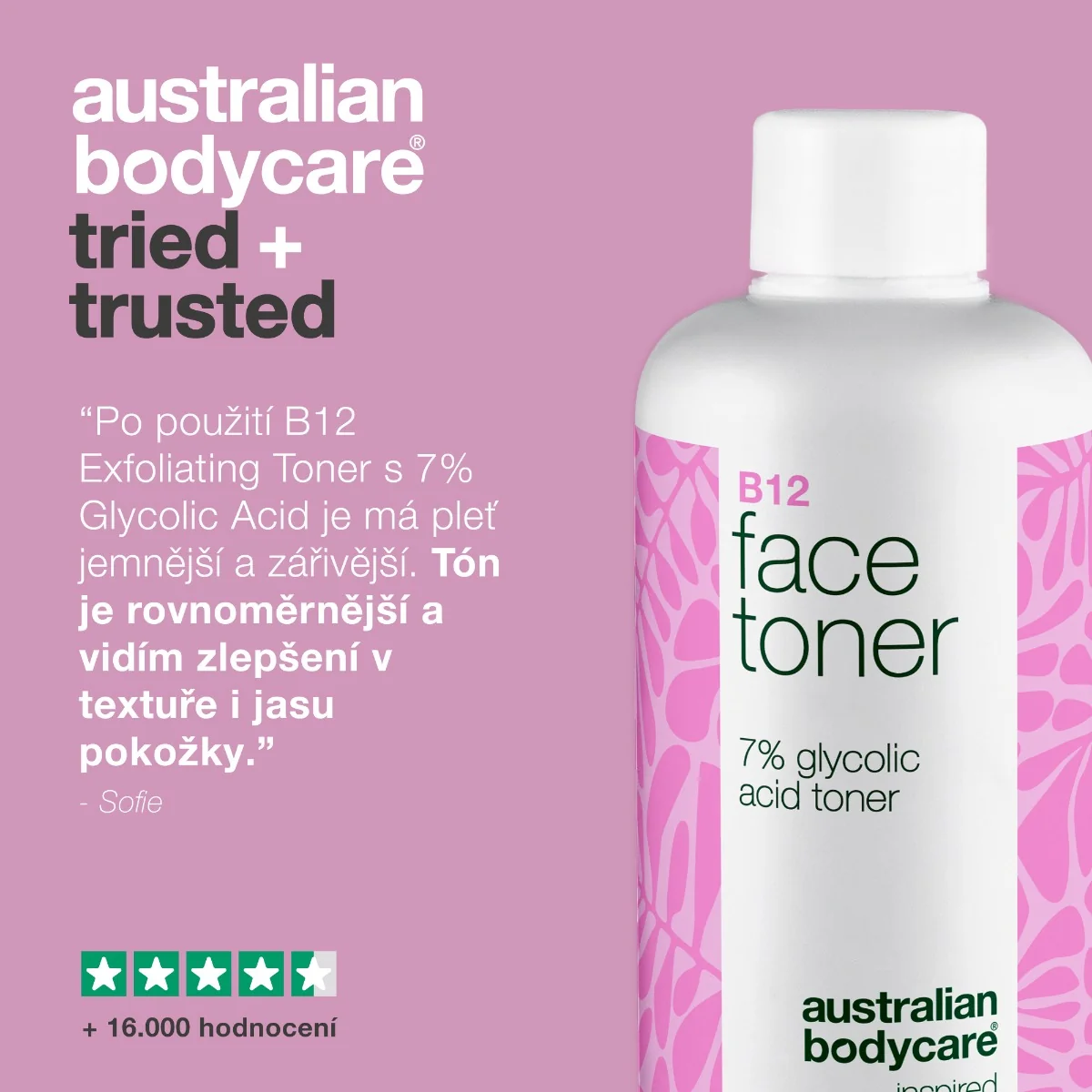 Australian Bodycare B12 Face Toner 250 ml