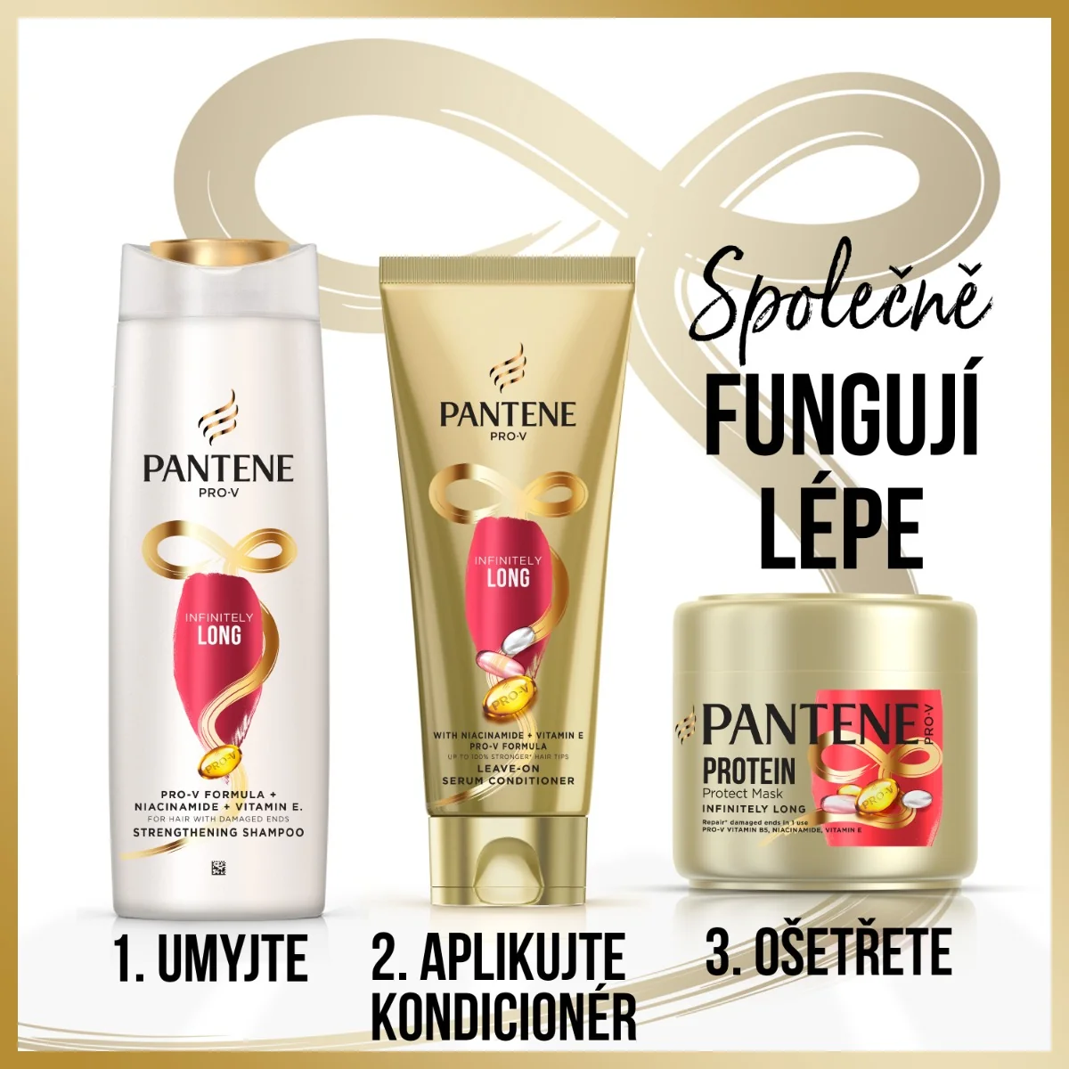 Pantene Pro-V Infinite Long maska na suché a poškozené vlasy 300 ml