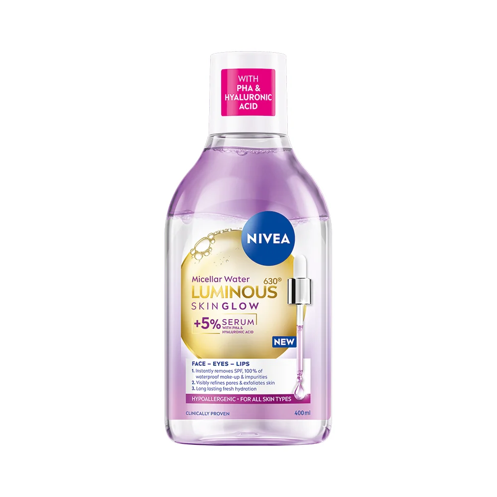 Nivea Skin Glow rozjasňující dvoufázová micelární voda 400 ml