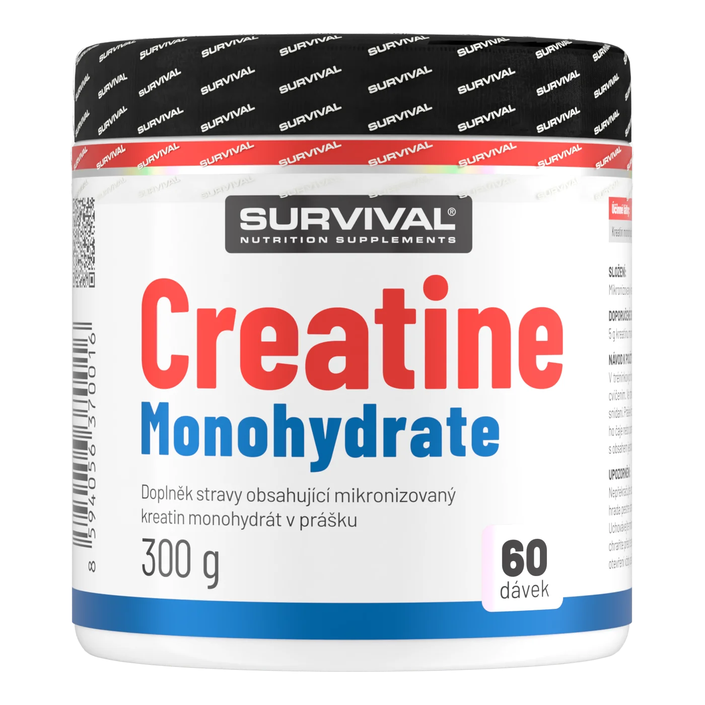 Survival Creatine Monohydrate 300 g 