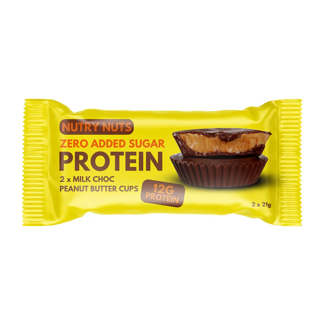 Topnatur Nutry Nuts Proteinové košíčky mléčná čokoláda s arašídovým máslem 2x21 g