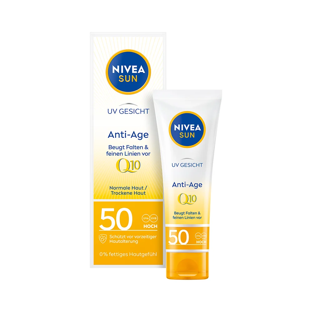 Nivea SUN Anti-Age Q10 SPF 50 opalovací krém 50 ml