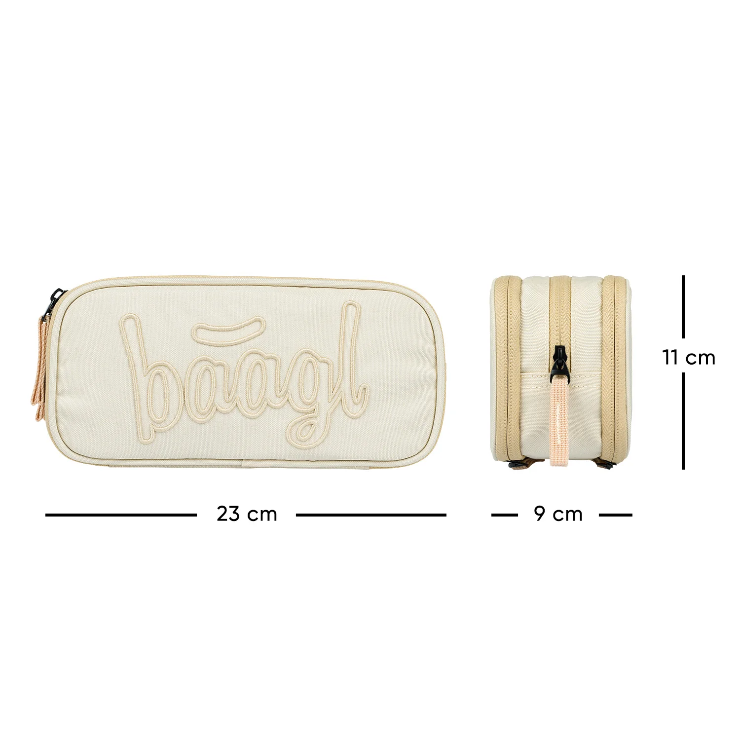 Baagl Studentský penál etue Beige 