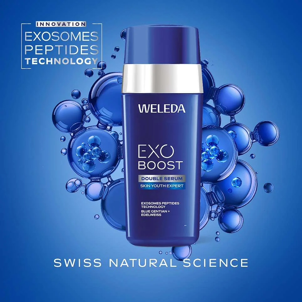 Weleda Exo Boost Double Serum Modrý hořec a Protěž alpská 30 ml