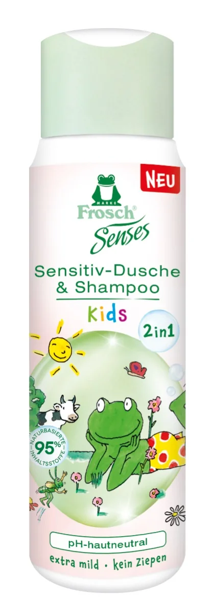 Frosch Senses Sprchový gel a šampon pro děti EKO 300 ml