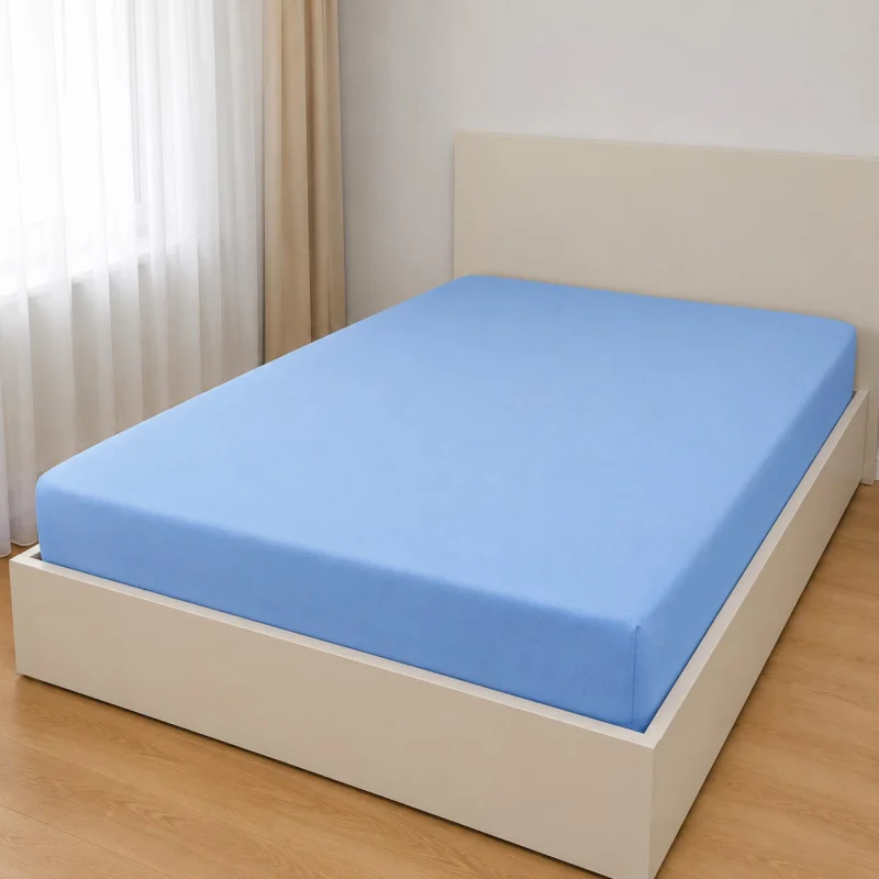 EcoMatrace Jersey prostěradlo Exclusive - světle modré 180x200 cm