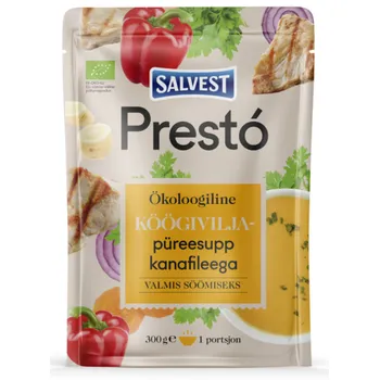 SALVEST Prestó BIO Polévka z kuřecích prsíček a zeleniny 300 g