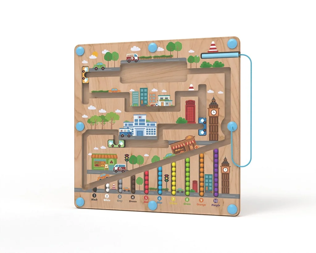 2Kids Toys Edukační magnetická hrací deska City