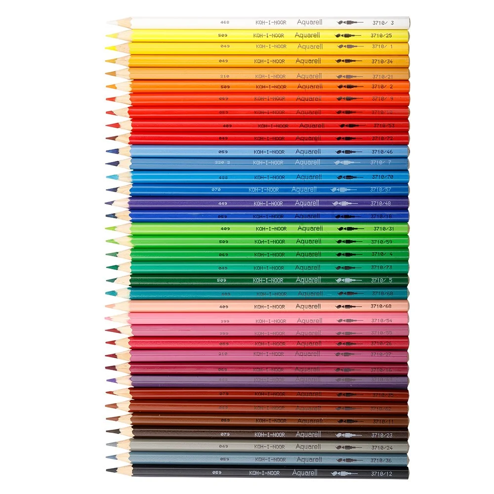 KOH-I-NOOR 3719/36 - akvarelové pastelky Ryby - 36 ks