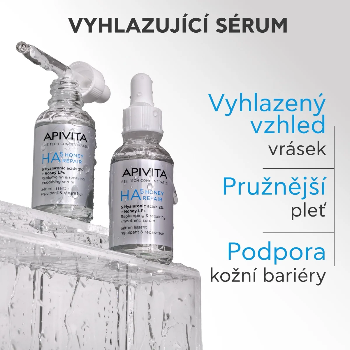APIVITA Bee Tech HA5 Honey Repair sérum 30 ml