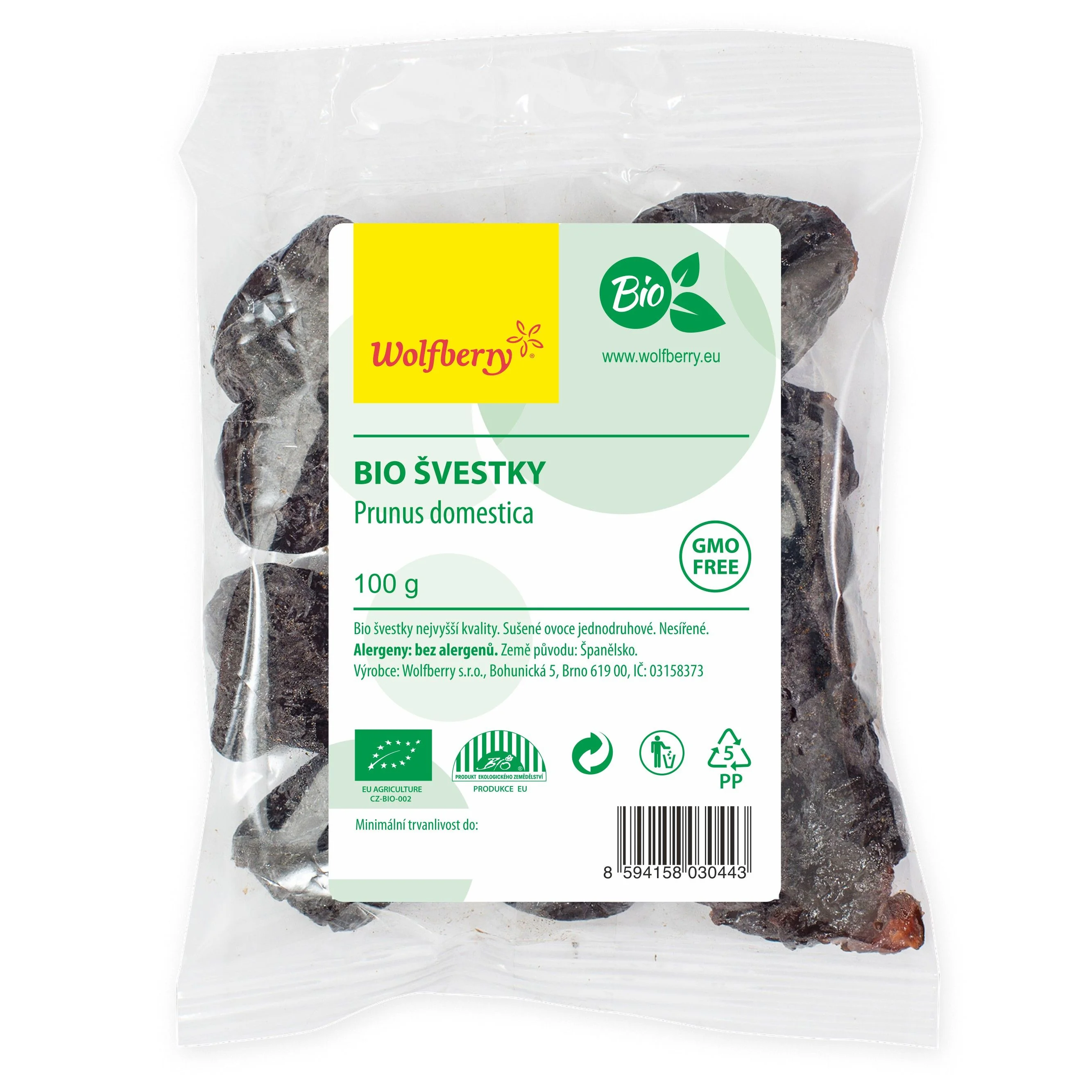 Wolfberry Švestky BIO 100g