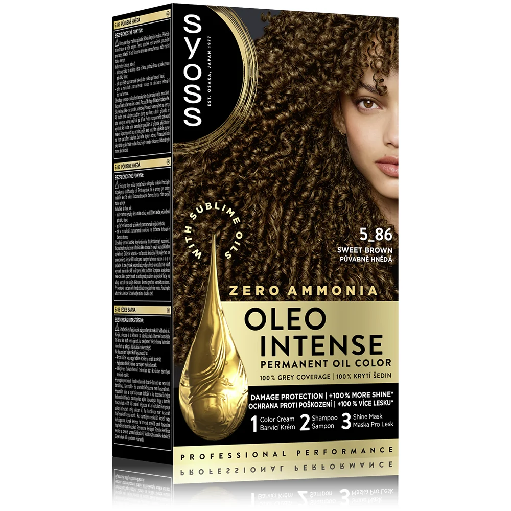 Syoss Oleo Intense Barva na vlasy 5-86 půvabně hnědá 50 ml