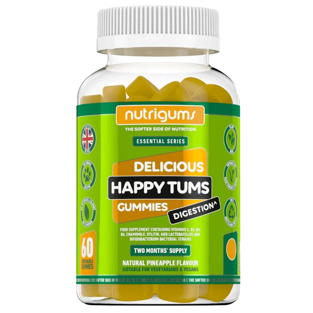 Nutrigums Happy Tums Digestion 60 želé - ananas