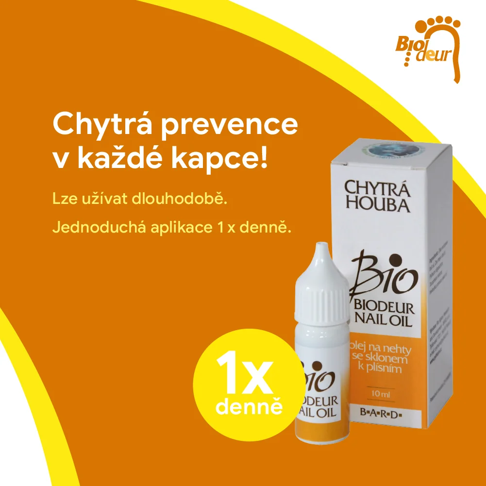 BARD Chytrá houba Bio Biodeur nail oil 10 ml