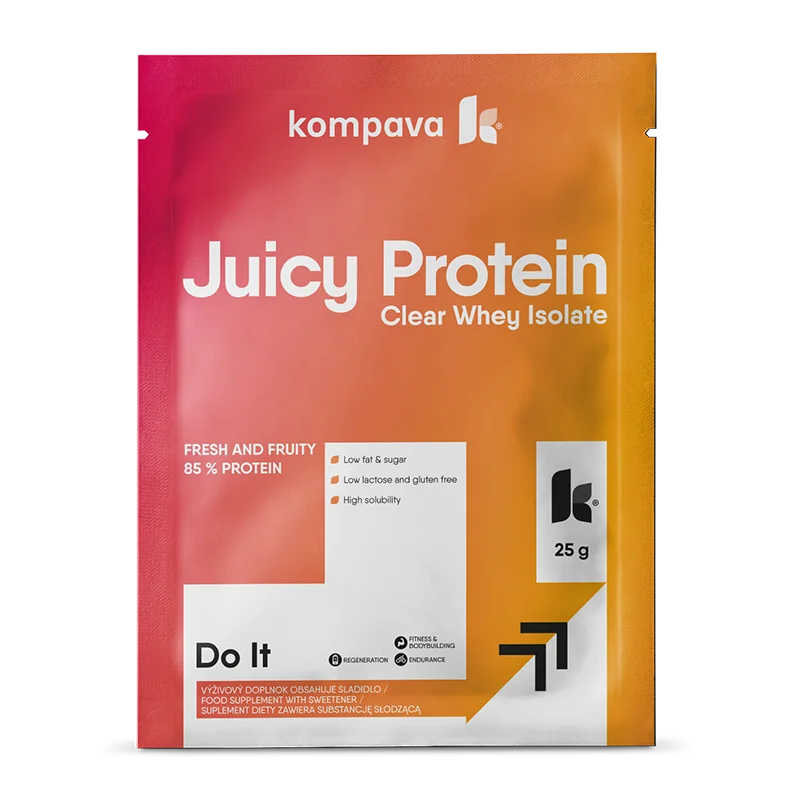 KOMPAVA JUICY Protein,  Mango-Peach  300g /12 dávek