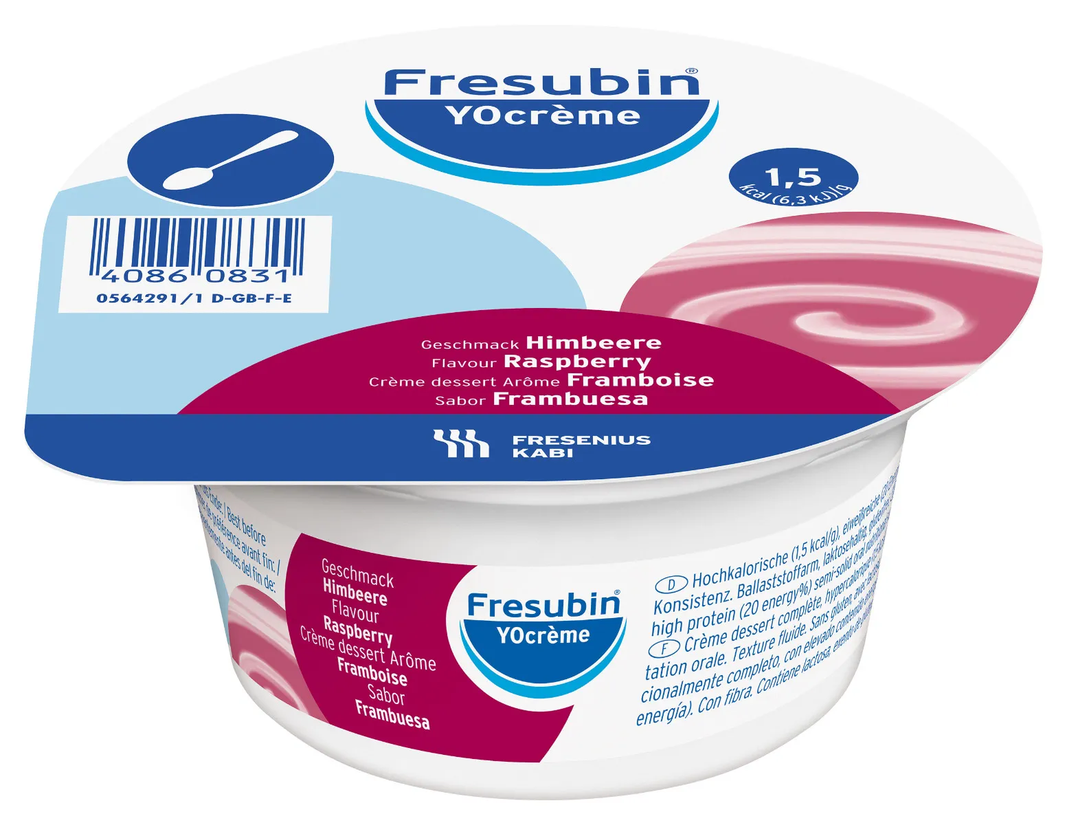 Fresubin YOcréme Malina 4x200 g