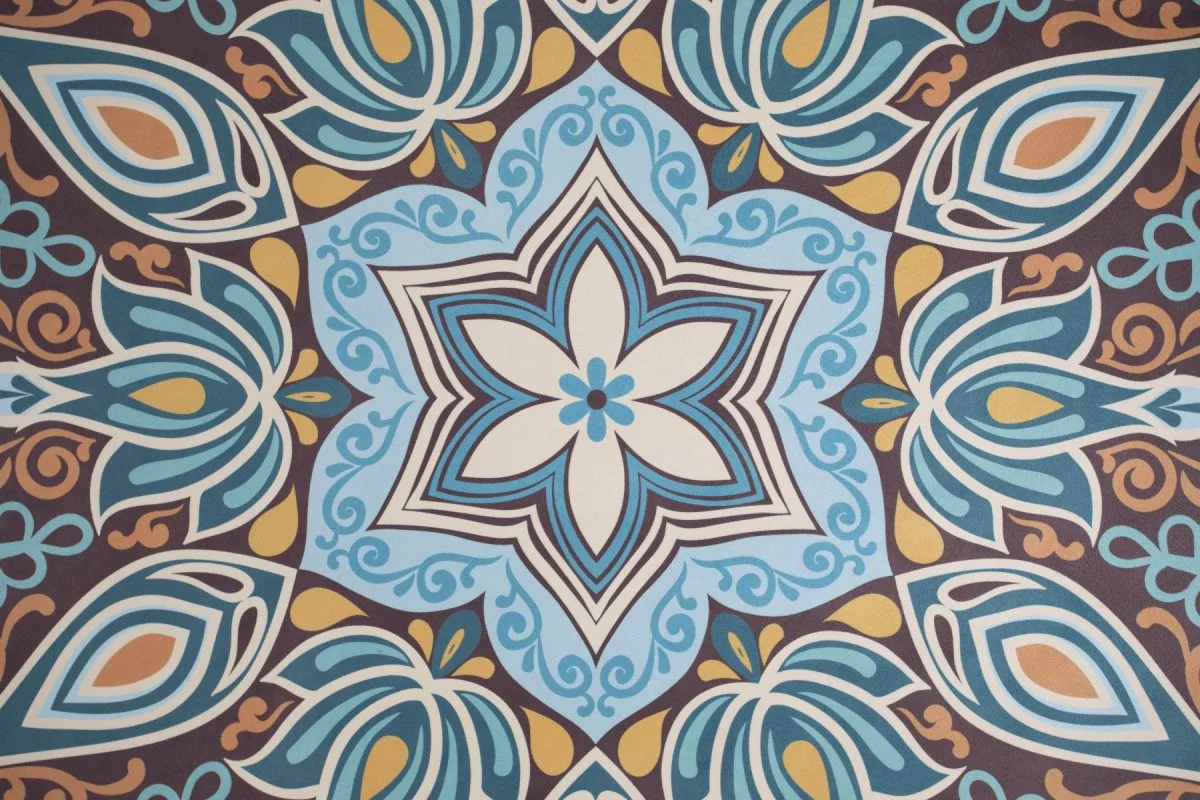 SharpShape Kruhová podložka na jógu Mandala 