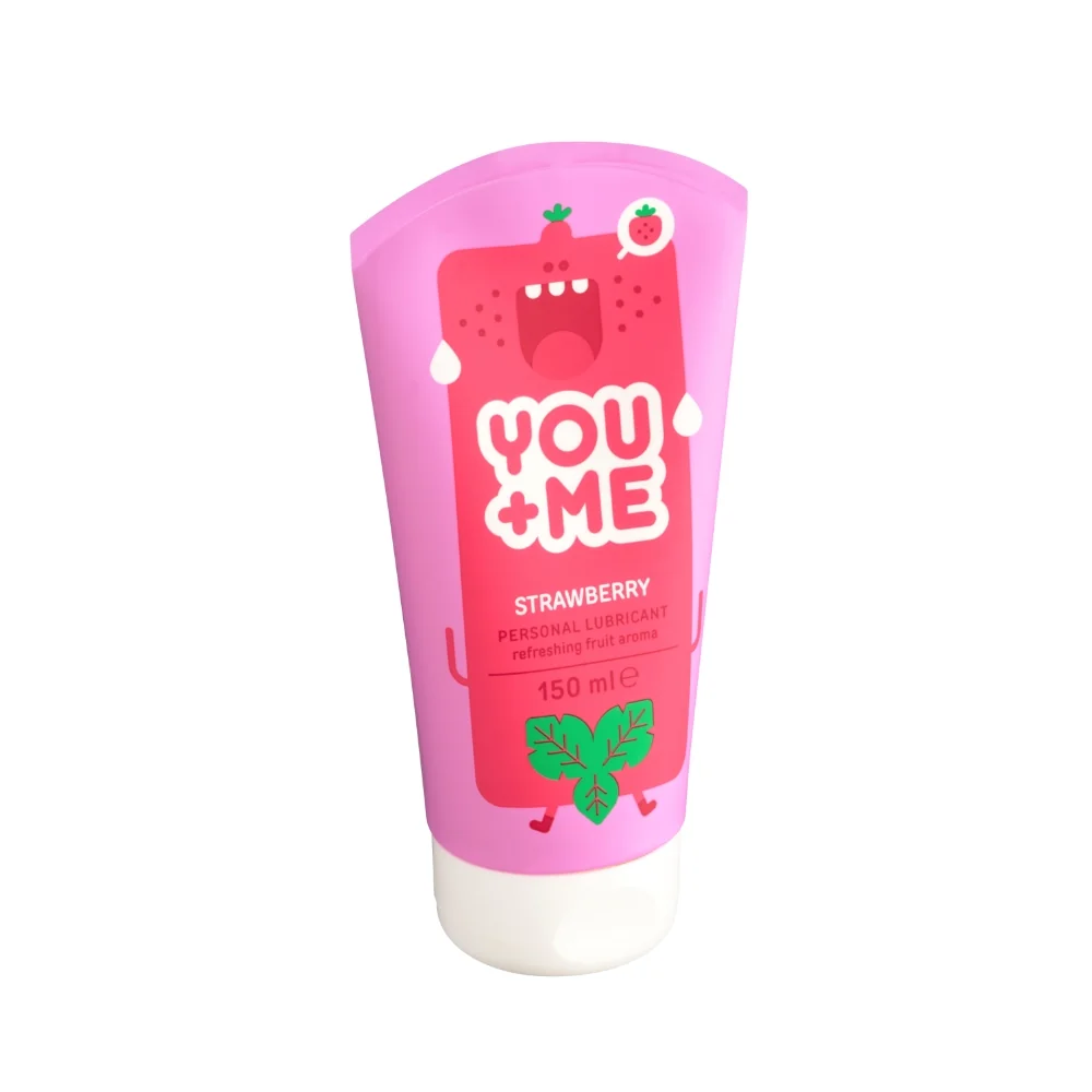 You Me Strawberry lubrikační gel 150 ml