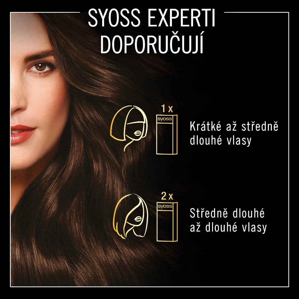 Syoss Oleo Intense Barva na vlasy 4-86 čokoládově hnědá 50 ml