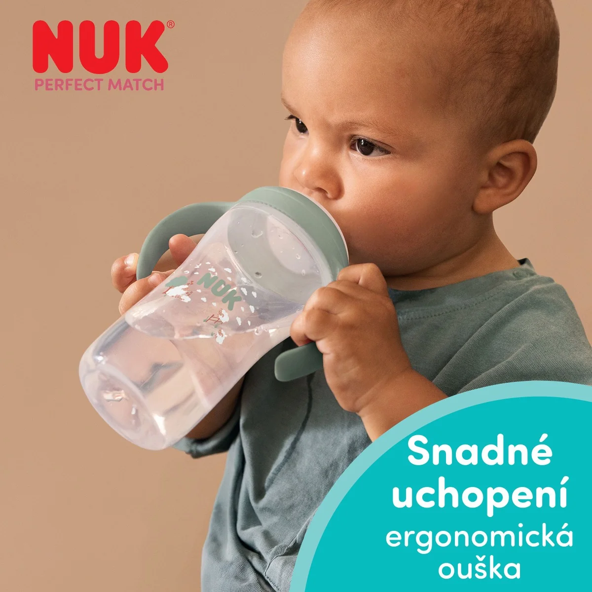 NUK Perfect Match Láhev na učení Disney Minnie 6m+ 150 ml 1 ks red