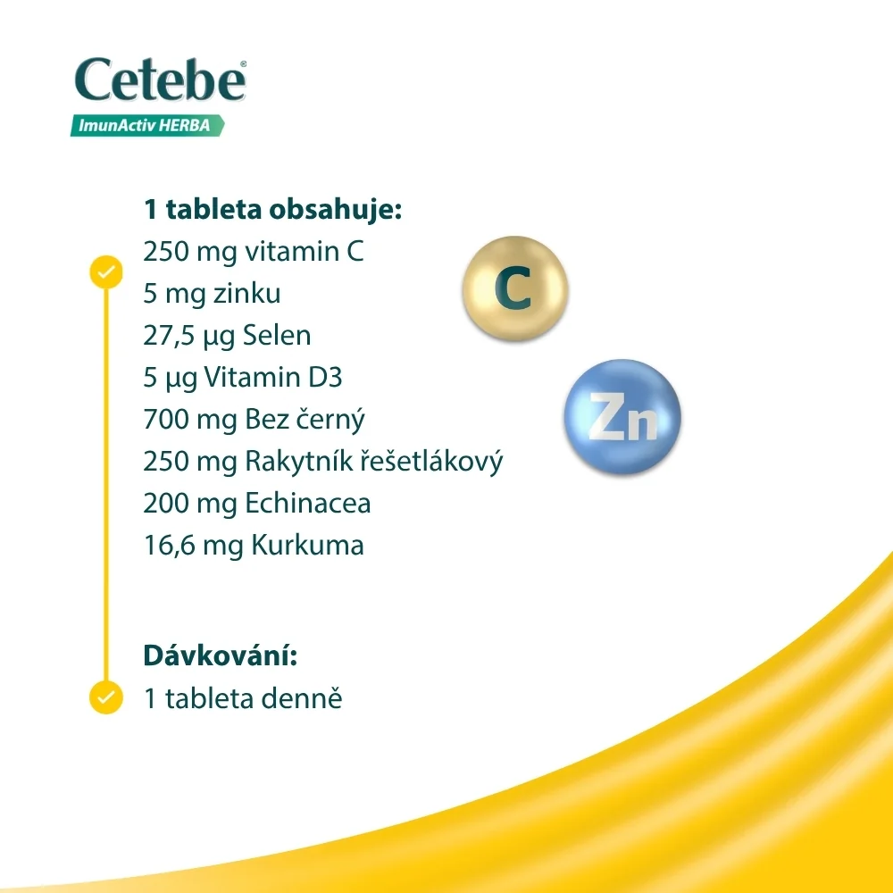 Cetebe ImunActiv HERBA 30 tablet