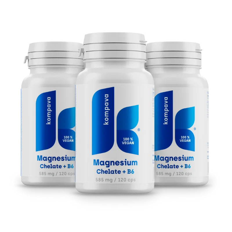 KOMPAVA Chelát hořčíku 585 mg/120 kapslí