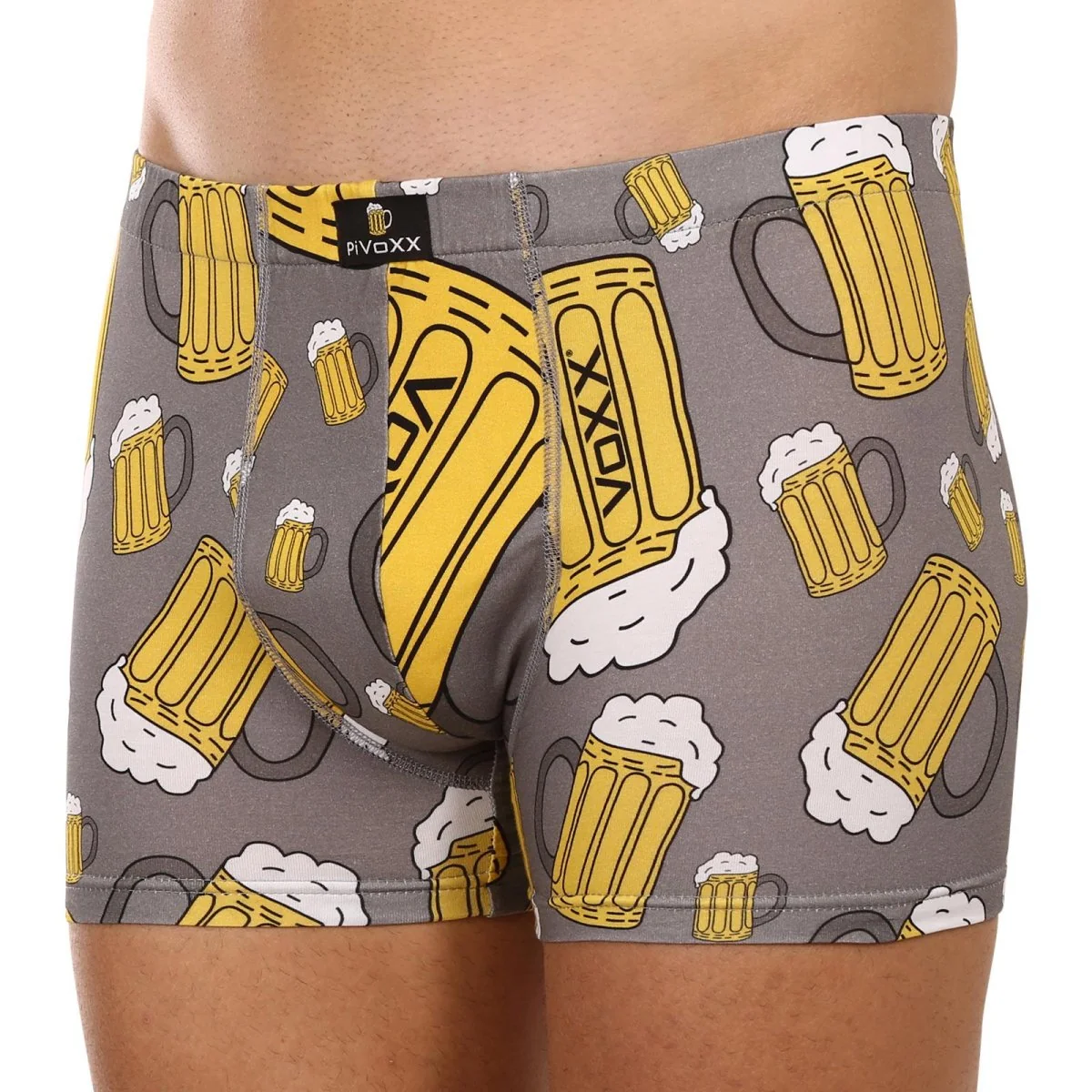 VoXX Pánské boxerky vícebarevné (Kevin-pivo/velké šedé) XL