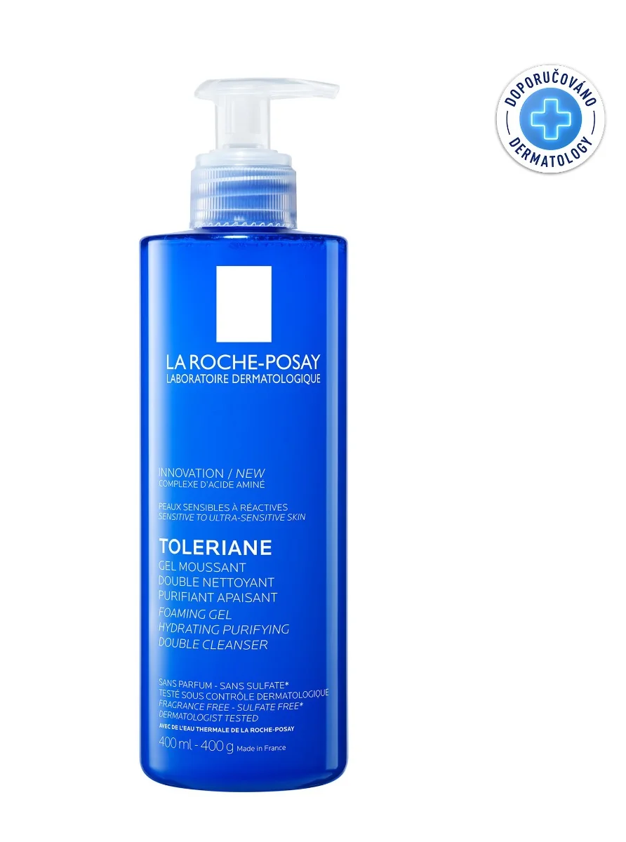 La Roche-Posay Tolériane Pěnící čisticí gel 400 ml