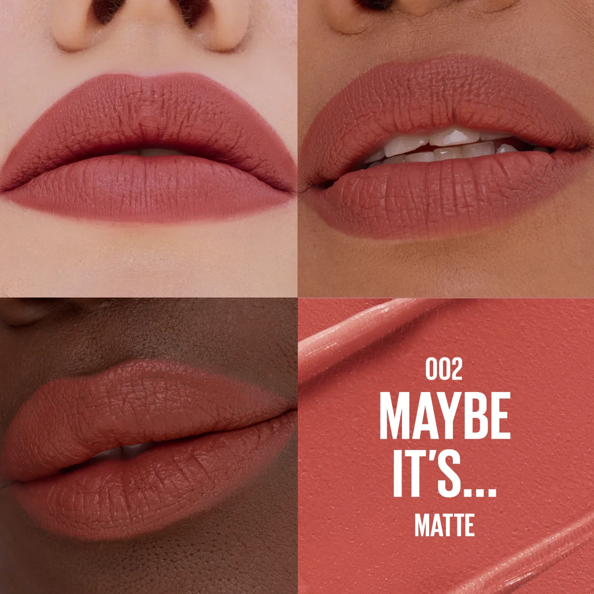 Maybelline Lifter Serum Lipstick Matte 002 Maybe Its matná rtěnka 1 ks