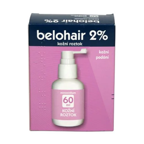 Belohair 20 mg/ml kožní roztok 60 ml