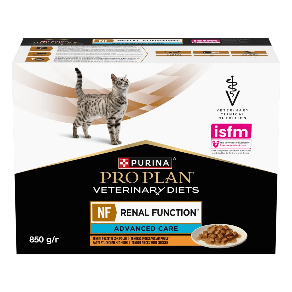 Purina Pro Plan Veterinární diety NF Renal Function kapsičky pro kočky 10x85 g