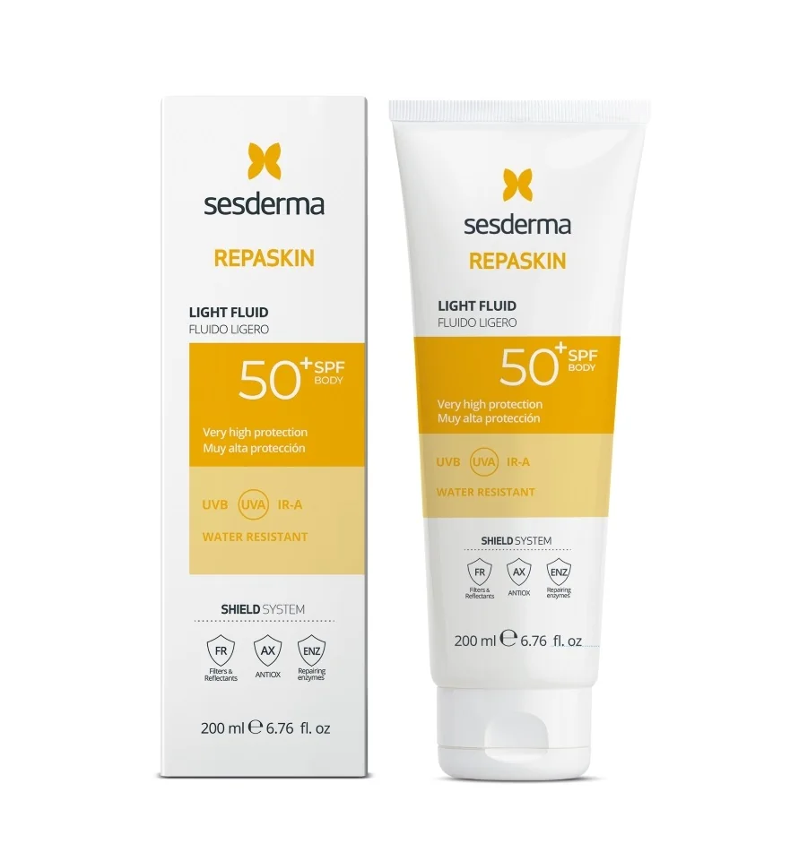 Sesderma Repaskin Lehké tělové mléko SPF50+ 200 ml