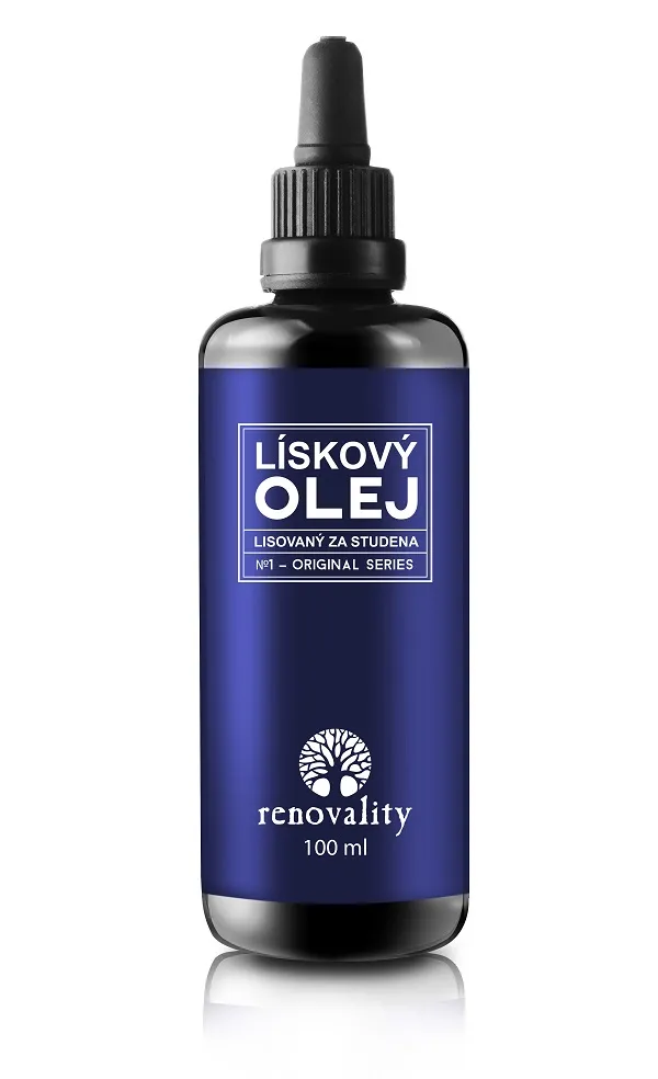 Renovality Lískový olej za studena lisovaný 100 ml