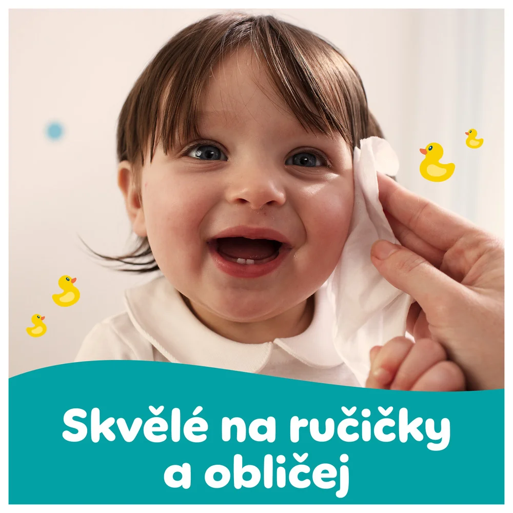 Pampers Fresh Clean dětské čisticí ubrousky 12x80 ks