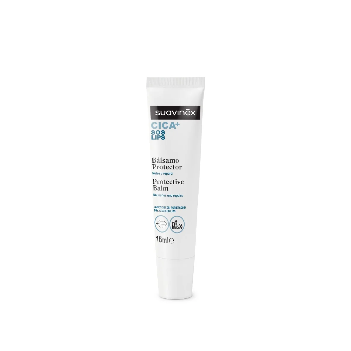 Suavinex CICA Ochranný balzám na rty 15 ml