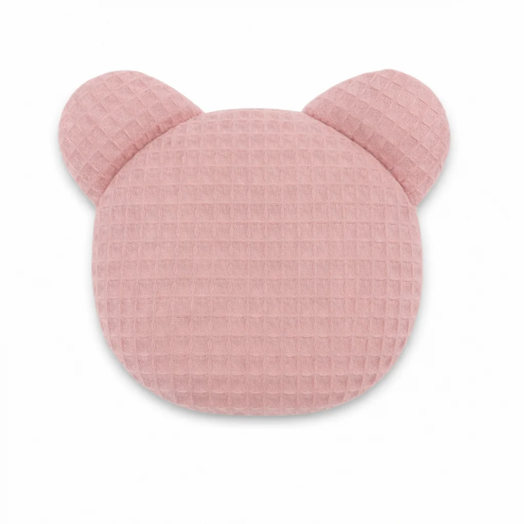 BocioLand Nahřívací polštářek TEDDY s třešňovými pecičkami a levandulí - pudrově růžový