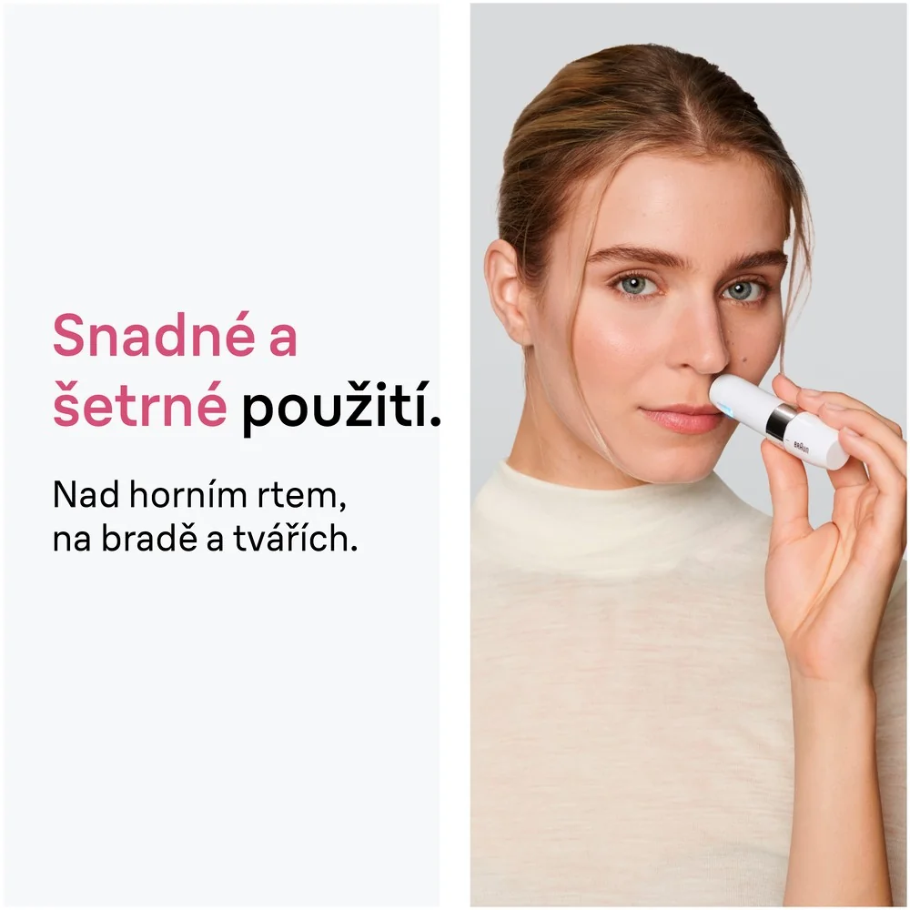 Braun FS1000 mini odstraňovač chloupků bílý