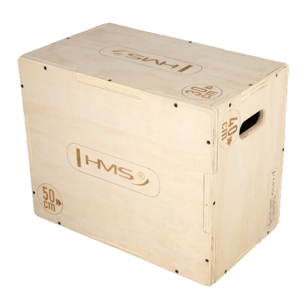 HMS PLYO BOX DSC04 - hnědý