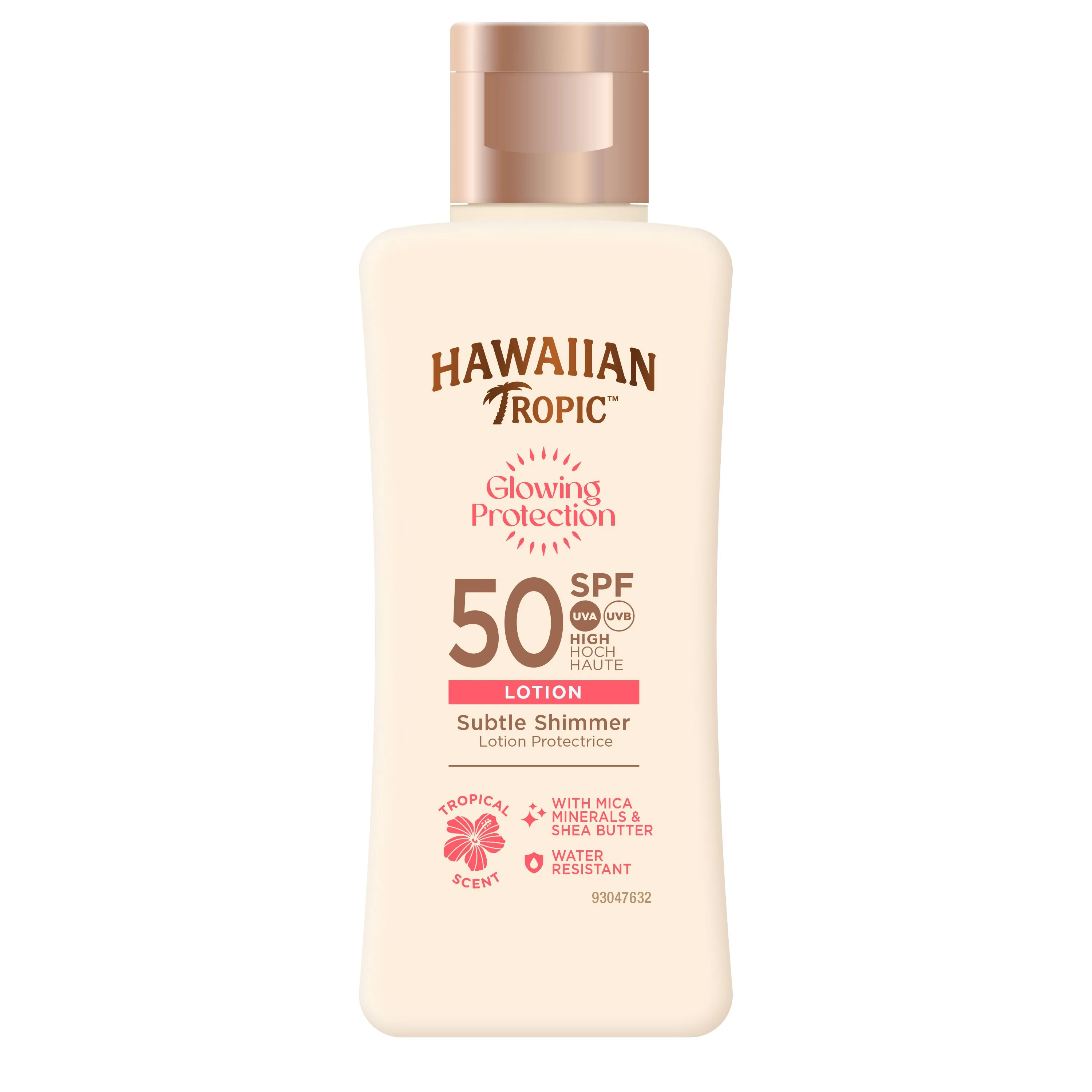 Hawaiian Tropic Glowing Protection Sun Lotion Mini SPF50 cestovní balení 75 ml