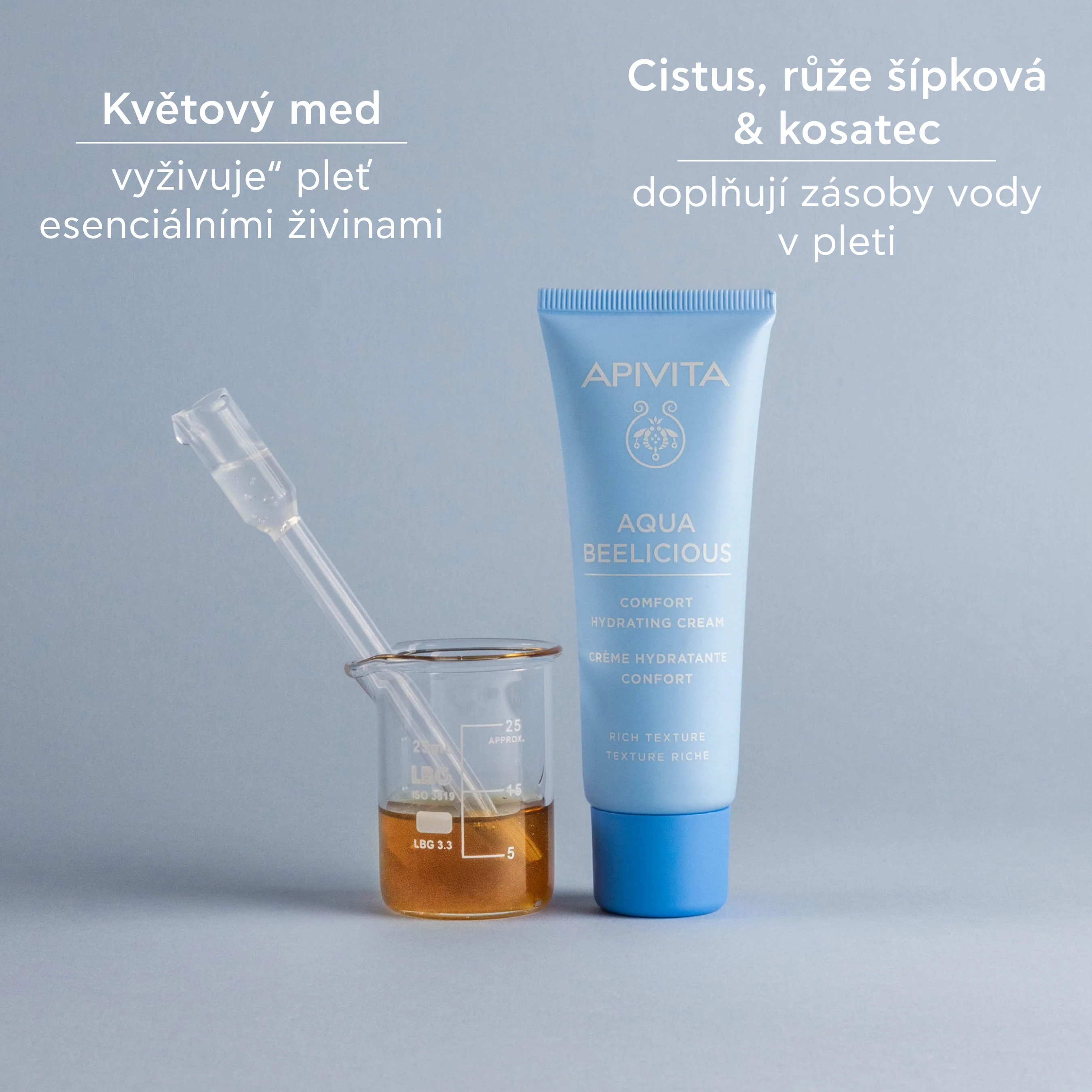 APIVITA Aqua Beelicious Comfort hydratační krém 40 ml