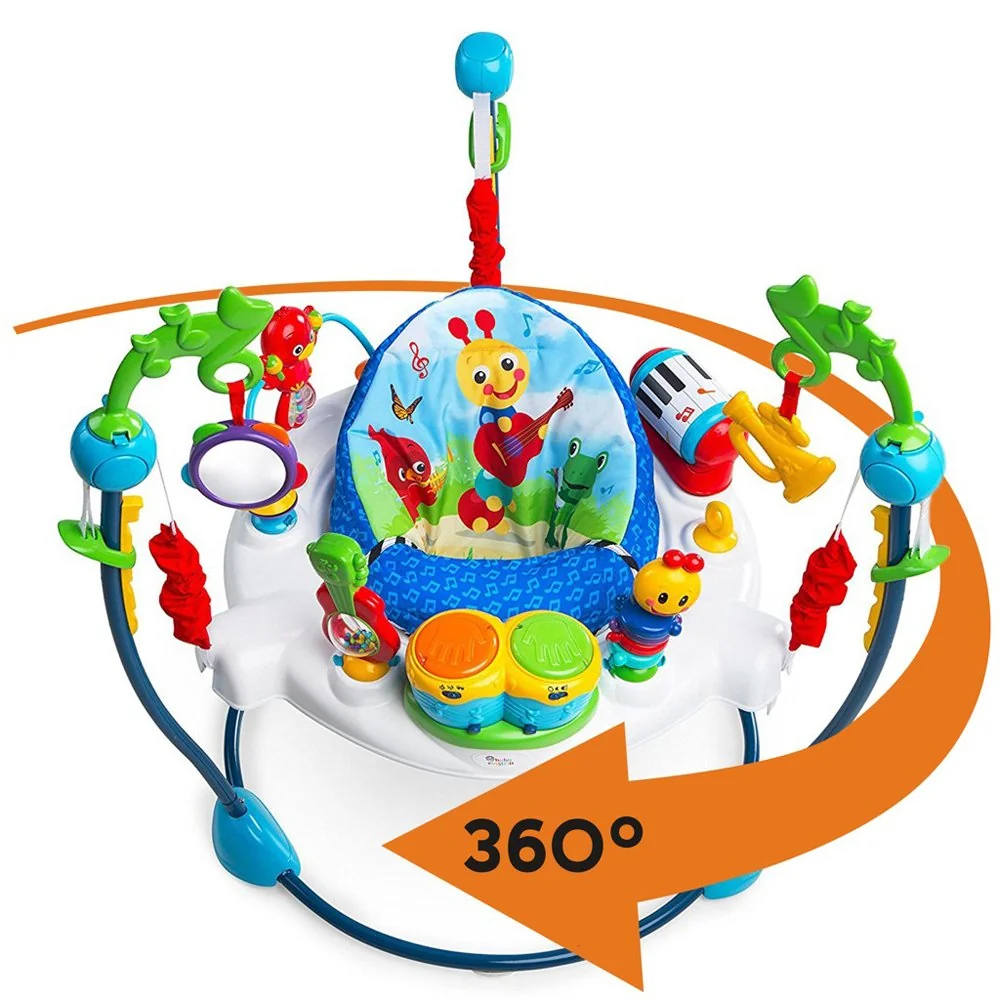 Baby Einstein Skákadlo/aktivní centrum 2v1 Neighborhood Symphony 6m+ do 11 kg