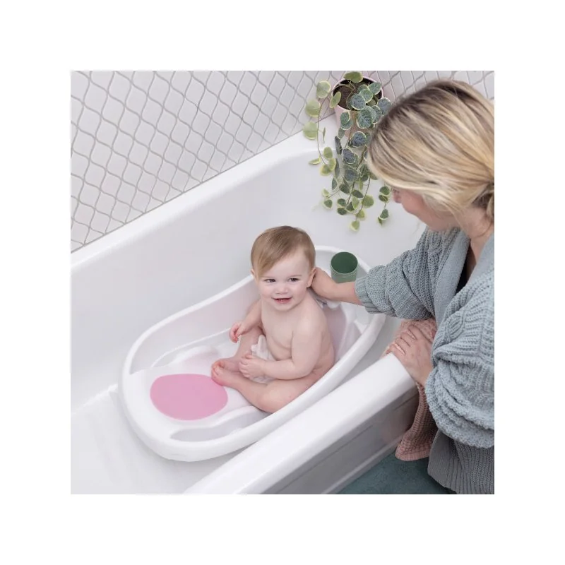 Ingenuity Vanička Comfy Clean™ Deluxe růžová