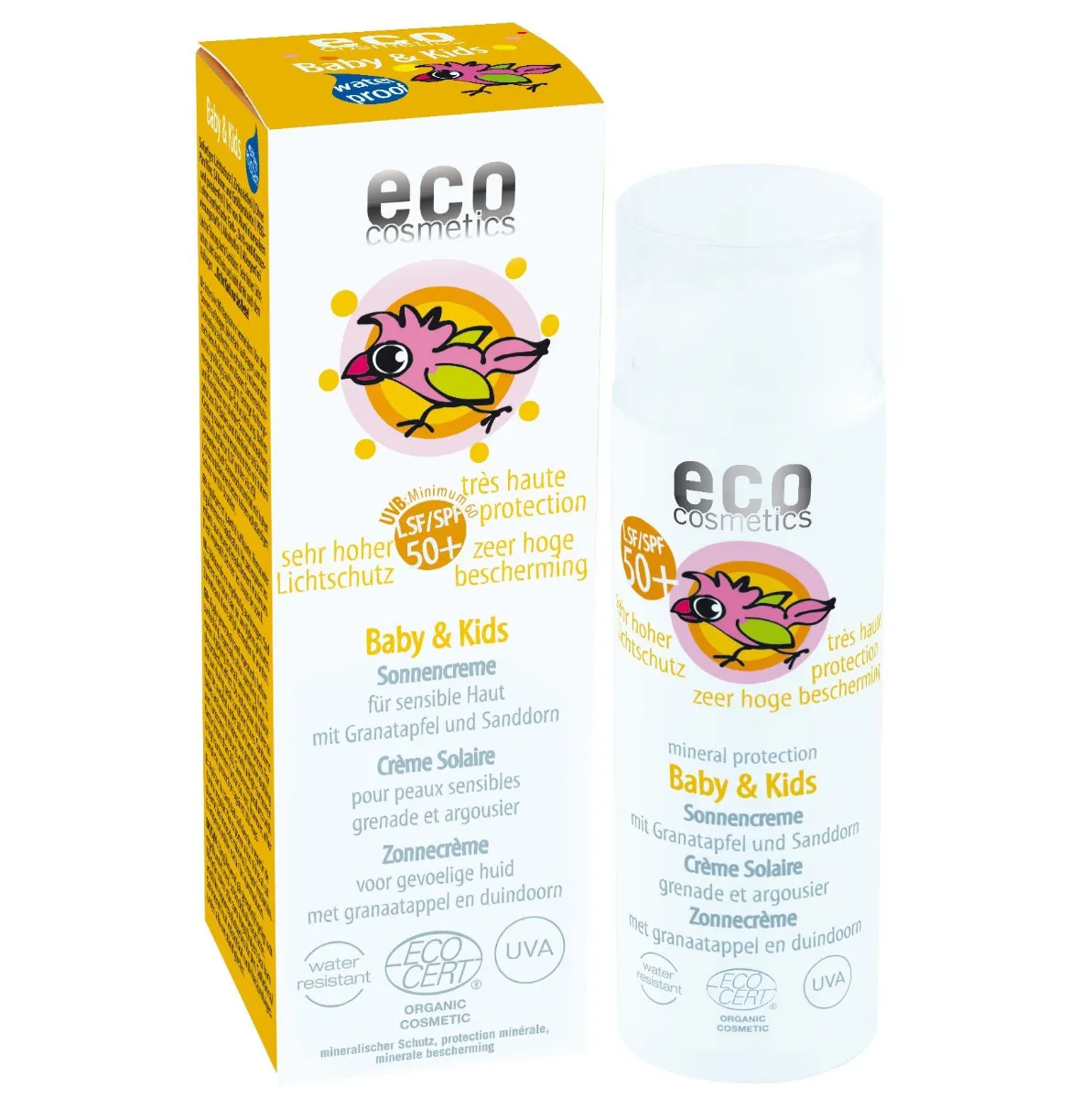 Eco Cosmetics BIO Dětský opalovací krém SPF50+