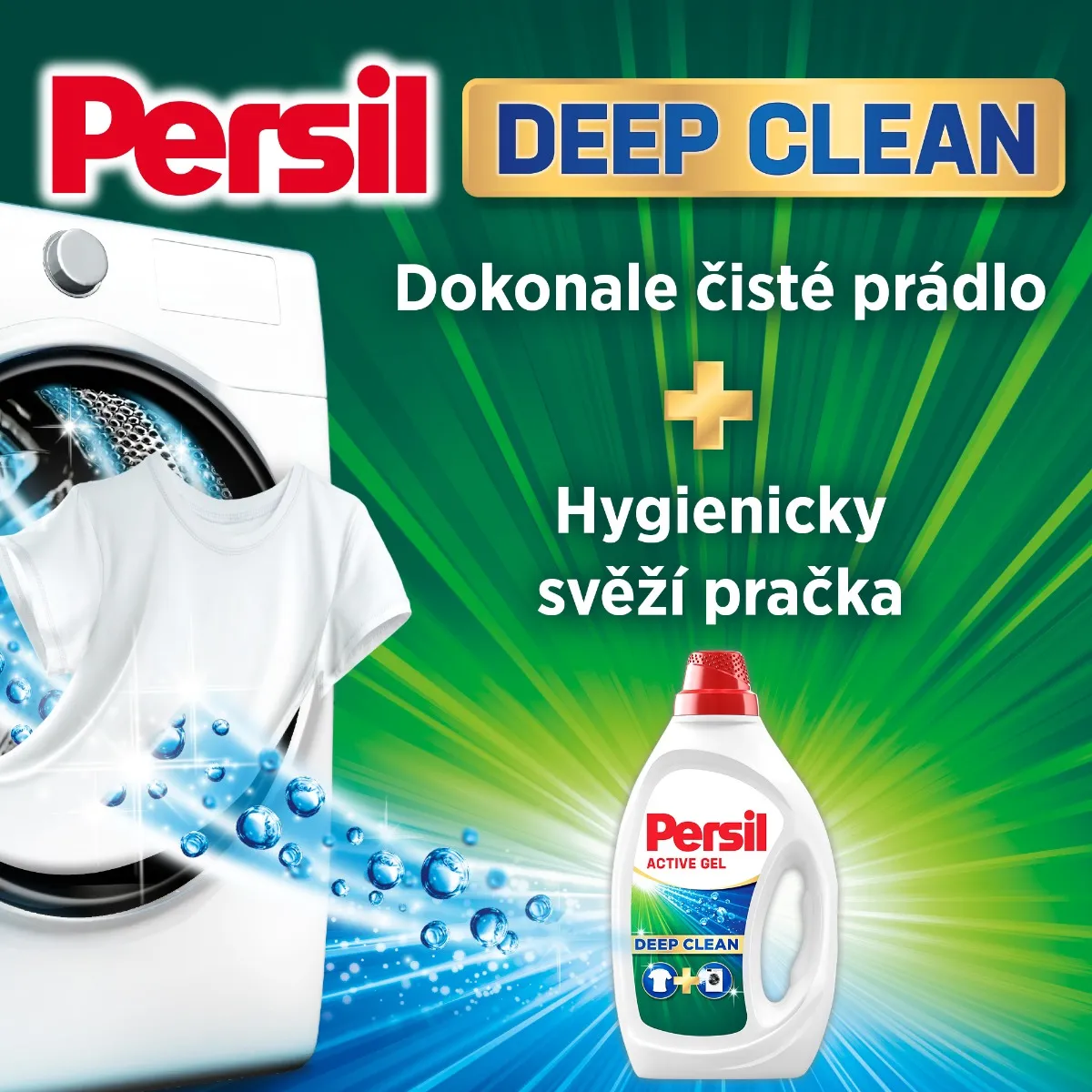 Persil Prací gel Deep Clean Expert 4,95 l 110 dávek