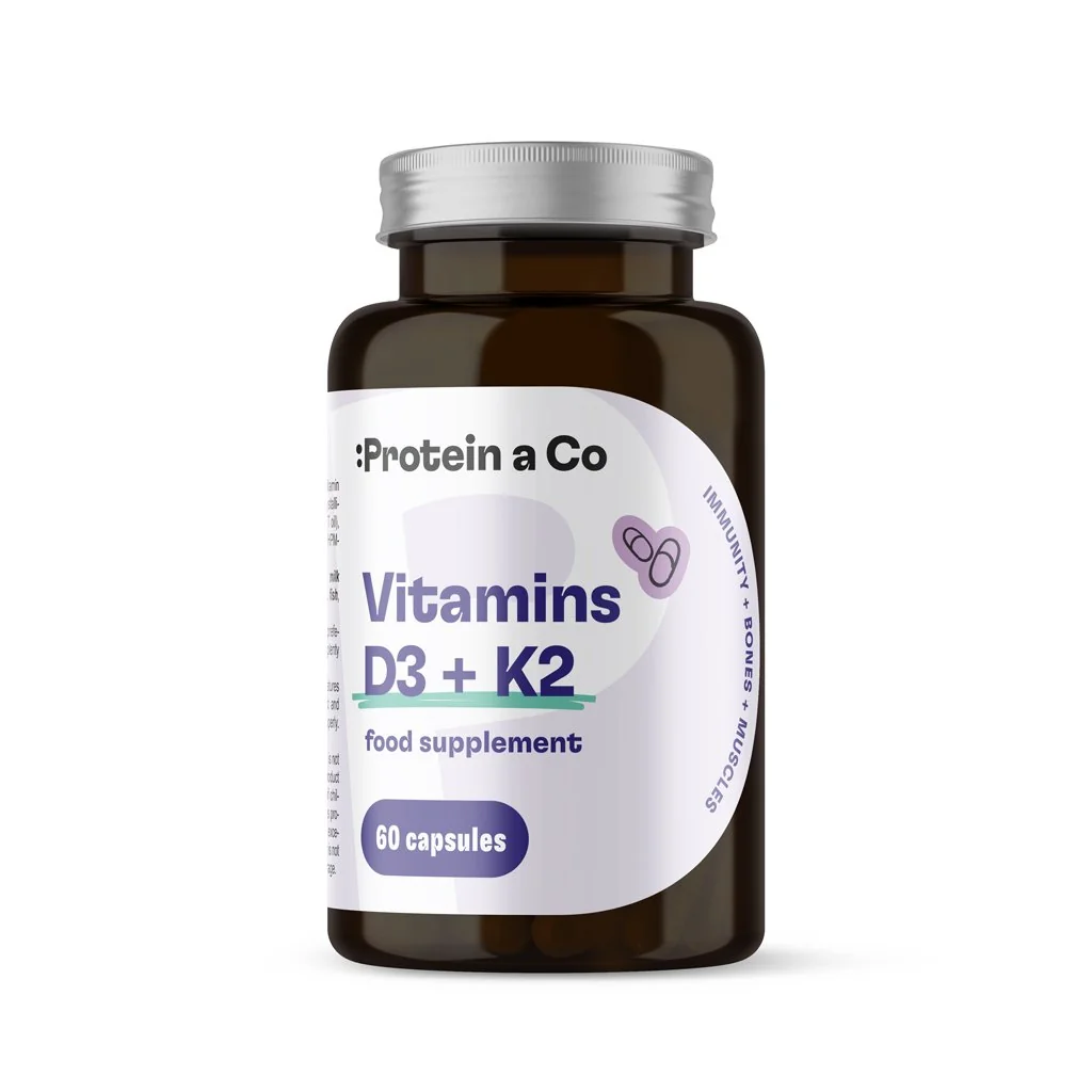 Protein a Co Vitamin D3 + K2 120 kapslí